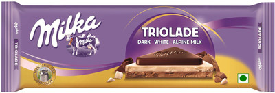 

milka Triolade DArk, White, Alpine Milk Bars(300)
