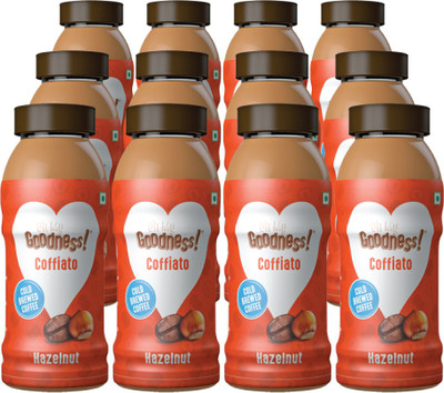

Oh My Goodness Oh My Goodness! Cold Brewed Hazelnut Coffee Instant Coffee 0.19 L(Pack of 12, Hazelnut Flavoured)