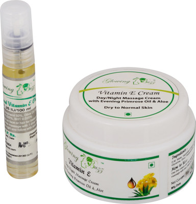 

Glowing Buzz Combo of Vitamin-e Oil and Vitamin-e Cream(Set of 1)