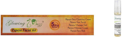 

Glowing Buzz Combo of papaya facial kit and vitamin e oil(Set of 2)