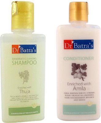 

Dr. Batra's Dandruff Cleasing Shampoo & Amla Condtioner(Set of 2)