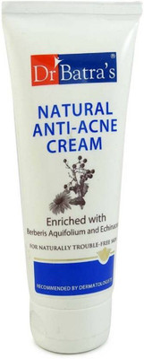 

Dr. Batra's Natural Anti- acne Cream enriched With Berberis Aquifolium and enhinaces(100 g)