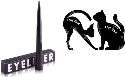 

Ni Hao 2 pcs of cat stamp eye and one 1 eyeliner pen with stamp(Set of 3)