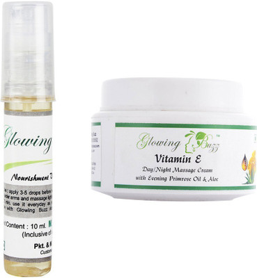 

Glowing Buzz Combo of vitamin e oil and vitamin e cream(Set of 2)