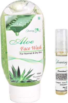 

Glowing Buzz Combo of 1 Aloe Face Wash And 1 Herbal Nourishment Vitamin E Oil(Set of 2)