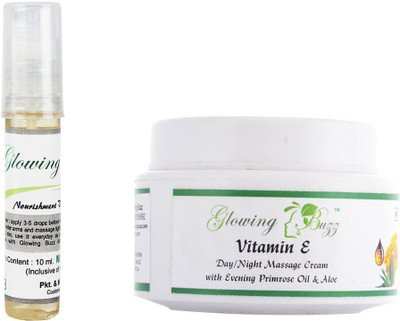 

Glowing Buzz Combo of vitamin e oil and vitamin e cream(Set of 2)