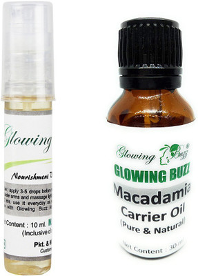 

Glowing Buzz Combo of vitamin e oil and macademia oil(Set of 2)