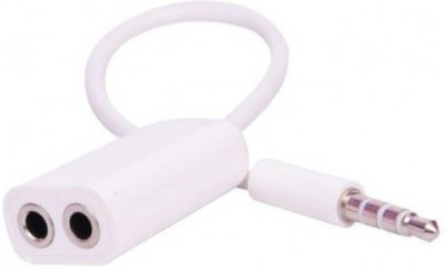 

GRMART 3.5 mm Headphone Jack Headphone Extension(Compatible with Mobile, White)