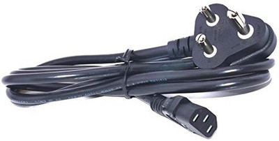 

TEQGO HIGH QUALITY COMPUTER/MONITOR/PRINTER 1.5 MTR Power Cord(Compatible with COMPUTERS, Black)