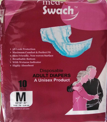 

Mede Swach disposable adult diapers Adult Diapers - M(10 Pieces)