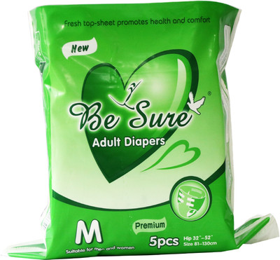 

Besure ADULT DIAPERS MEDIUM 5 PCS Adult Diapers - M(5 Pieces)