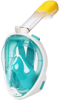 

Happy2Buy Revolutionary Full Face Dry Mask 180 Degree Vision,Free Breathing(Size-S/M)Green Diving Mask(L, XL)