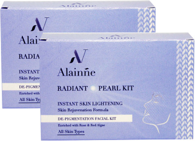 

Alainne Radiant Pearl Facial Kit Twin Pack (50g Each) 100 g(Set of 2)