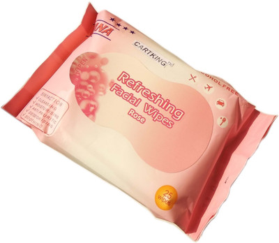 

CartKing FACIAL/FACE TISSUES -Wet-MAKEUP REMOVER-Soft -Tissue Paper Face Cleanser/Cleaning Wipes For Women & Girls -SANDAL-TRADEMARKED(Pack of 25)