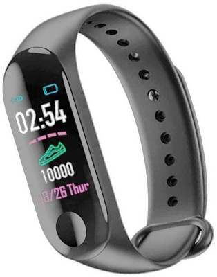 

LIFEMUSIC monitor Fitness Activity tracker smart bracelet Pedometer blood pressure Fitness Band(Black, Pack of 1)