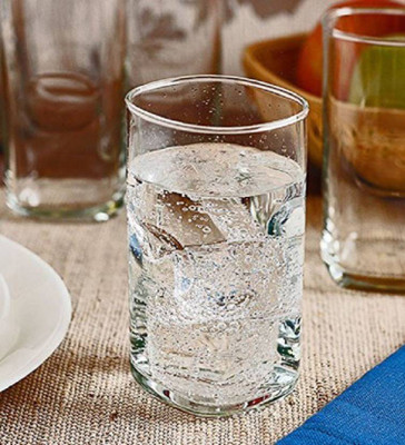 AFAST (Pack of 6) Multi Purpose Beverage Tumbler Drinking Glass Set For Home & Bar Use ( Set Of 6) DR 27 Glass Set Water/Juice Glass(300 ml, Glass, Clear)