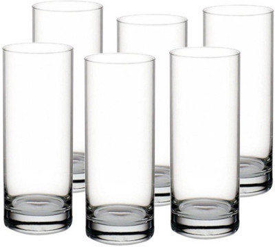 AFAST (Pack of 6) Multi Purpose Beverage Tumbler Drinking Glass Set For Home & Bar Use ( Set Of 6) DR 18 Glass Set Water/Juice Glass(300 ml, Glass, Clear)