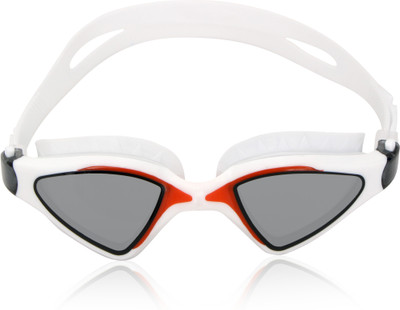 

Nivia UNICORE Swimming Goggles(White), White pink