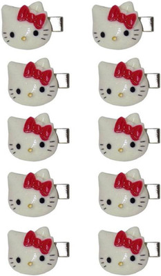 

PELO Hair Clips For Babies, Hair Pins For Girls , Multicolor Cat Design Hair Clips For Babies Hair Clip(Multicolor)