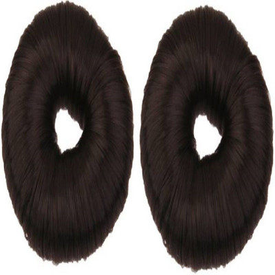 

GULZAR HAIR DONUT HD-002 7CM Bun Bun(Black, Brown)