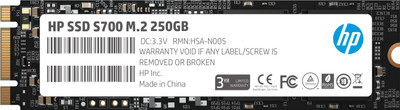 

HP S700 250 GB Laptop, Desktop Internal Solid State Drive (4YH59PA)