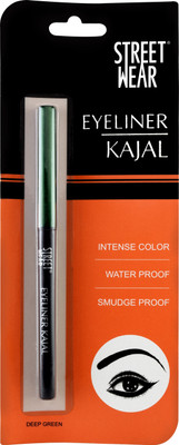 

Street Wear Eyeliner Kajal(Deep Green)