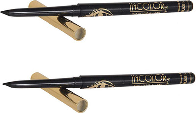 

Incolor Auto Kajal Pencil Set Of 2, Black, 0.70g(Black)