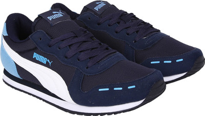 

Puma Boys & Girls Velcro Sneakers(Blue, Peacoat- white-little boy blue