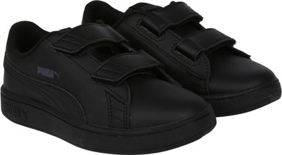 

Puma Boys & Girls Velcro Sneakers(Black, Black- black