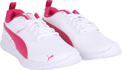

Puma Boys & Girls Lace Sneakers(White, White-beetroot purple
