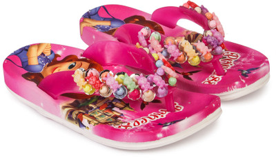 

Feet Essentials Boys & Girls Slip On Slipper Flip Flop(Pink