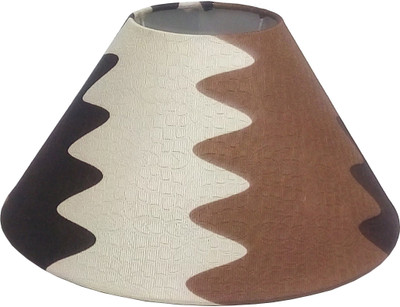 

RDC 10" Round Brown Wave Designer - B22 Holder Ring Size Table Lamps Lamp Shade(Cotton, Plastic)