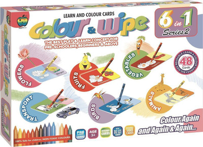 

Apple Fun 6 in 1 Colour n Wipe Series 2(Multicolor)