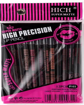 

hich Super Matte High Precision lip pencil(multi colour)