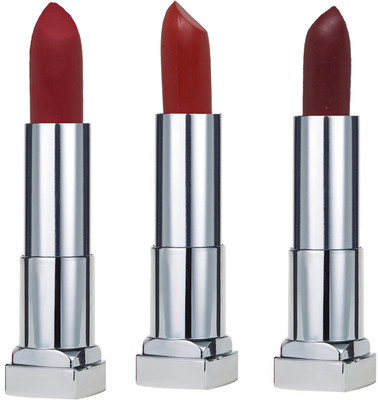 

KRAYONS SHEER MATTE LIPSTICK HOT AND BOLD SOFT CREAMY MATTE LIPSTICK, PERFECT GIFT FOR HER (SET OF 3)(SALSA RED, ORANGE TANGO, CHERRY MAROON)