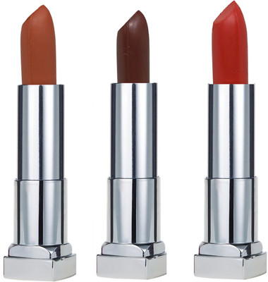 

KRAYONS SHEER MATTE LIPSTICK HOT AND BOLD SOFT CREAMY MATTE LIPSTICK, PERFECT GIFT FOR HER (SET OF 3)(NUDE SKIN, CHOCOLATE MOCHA, ORANGE CRUSH)