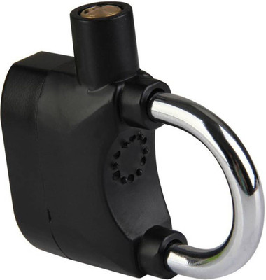 

INDMART Alarm Shock Sensor Padlock Safety Lock (Black) Padlock(Black)
