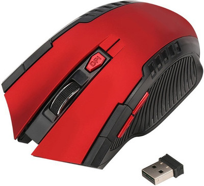 

dezful LX125 Wireless Optical Mouse(2.4GHz Wireless, Red)