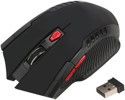 

dezful LX125 6D BLOCK Wireless Optical Mouse(2.4GHz Wireless, Black)