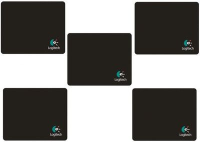 

Logitech 5 Pcs Comfort Mouse Pad Long Lasting Mousepad(Black)