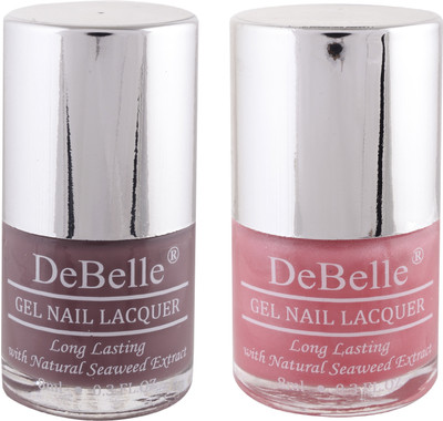 

DeBelle Gel Nail Lacquer 8 ml each Kit of 2 (Miss Bliss & Majestique Mauve) (Pink & Mauve) Miss Bliss , Majestique Mauve(Pack of 2)