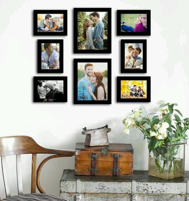

Heritagecrafts MDF Photo Frame(Black, 8 Photos)