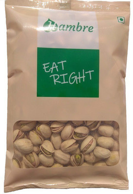 

Hambre Pistachios Roasted Salted American 250gm Pistachios(250 g, Pouch)