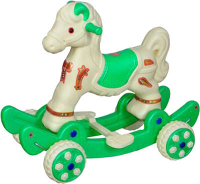 

Babyjoys Musical baby Horse Rider Creem & Green (Turbo)(Cream)