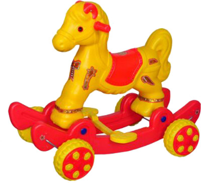 

Babyjoys Baby Horse Rider Red & Yellow(Multicolor)