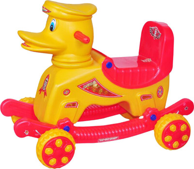 

Babyjoys Musical baby Duck Master Rider Red & Yellow(Yellow)
