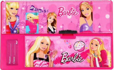 

Ishan Creation 2 calculator Barbie Pencil Box Art Plastic Pencil Box(Set of 1, Pink)