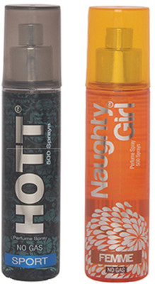

HOTT Mens SPORT & FEMME- (Set of 2 Perfume for Couple) (60ml each) Perfume - 60 ml(For Men & Women)