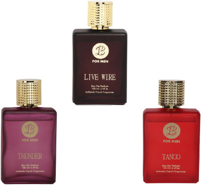 

Lyla Blanc THUNDER LIVE WIRE TANGO Perfume Spray for Men- (Set of 3) (100ml each) Eau de Parfum - 100 ml(For Men)