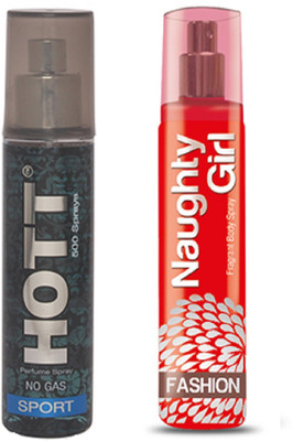 

HOTT Mens SPORT & FASHION- (Set of 2 Perfume for Couple) (135ml each) Perfume - 135 ml(For Men & Women)